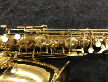 Photo Vintage Italian Majestic Alto Saxophone in Gold Lacquer, Serial #5393 - Repair Special